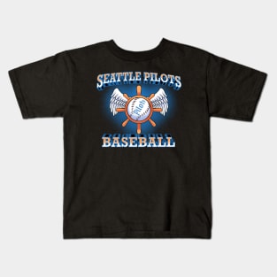 Seattle Pilots Baseball Kids T-Shirt